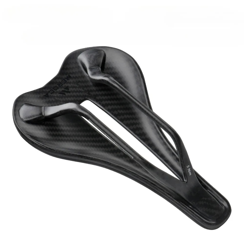 T55 EVA Carbon Fiber Hollow Saddle Soft Saddle with High-Density Foam Filling Comfortable Breathable Bicycle Saddle Accessories