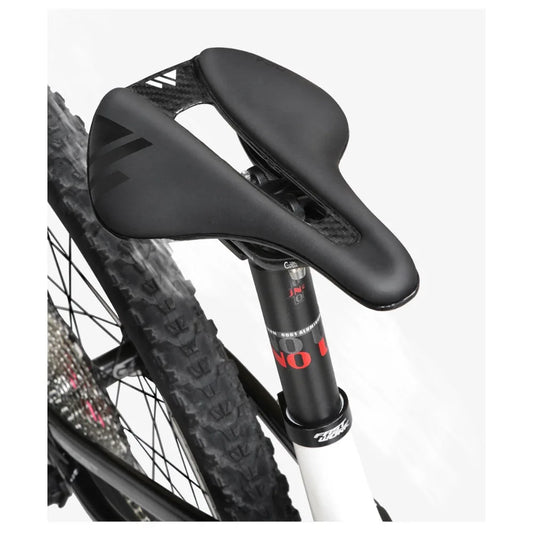 T55 EVA Carbon Fiber Hollow Saddle Soft Saddle with High-Density Foam Filling Comfortable Breathable Bicycle Saddle Accessories